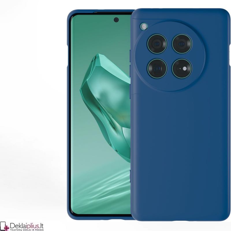 Liquid Air silikoninis mėlynas dėklas - su kameros apsauga (Oneplus 12R) Liquid Air silikoninis mėlynas dėklas - su kameros apsauga (Oneplus 12R)